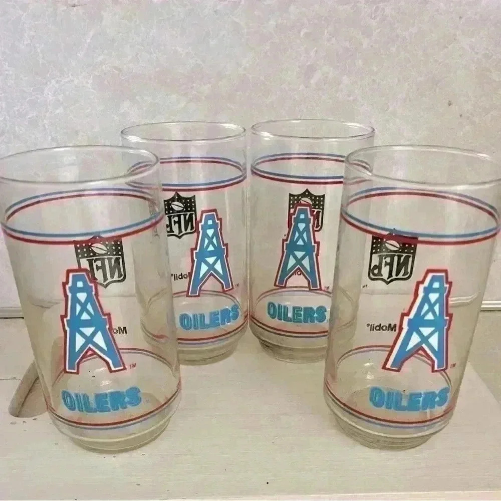 Vintage Houston Oilers NFL Cups